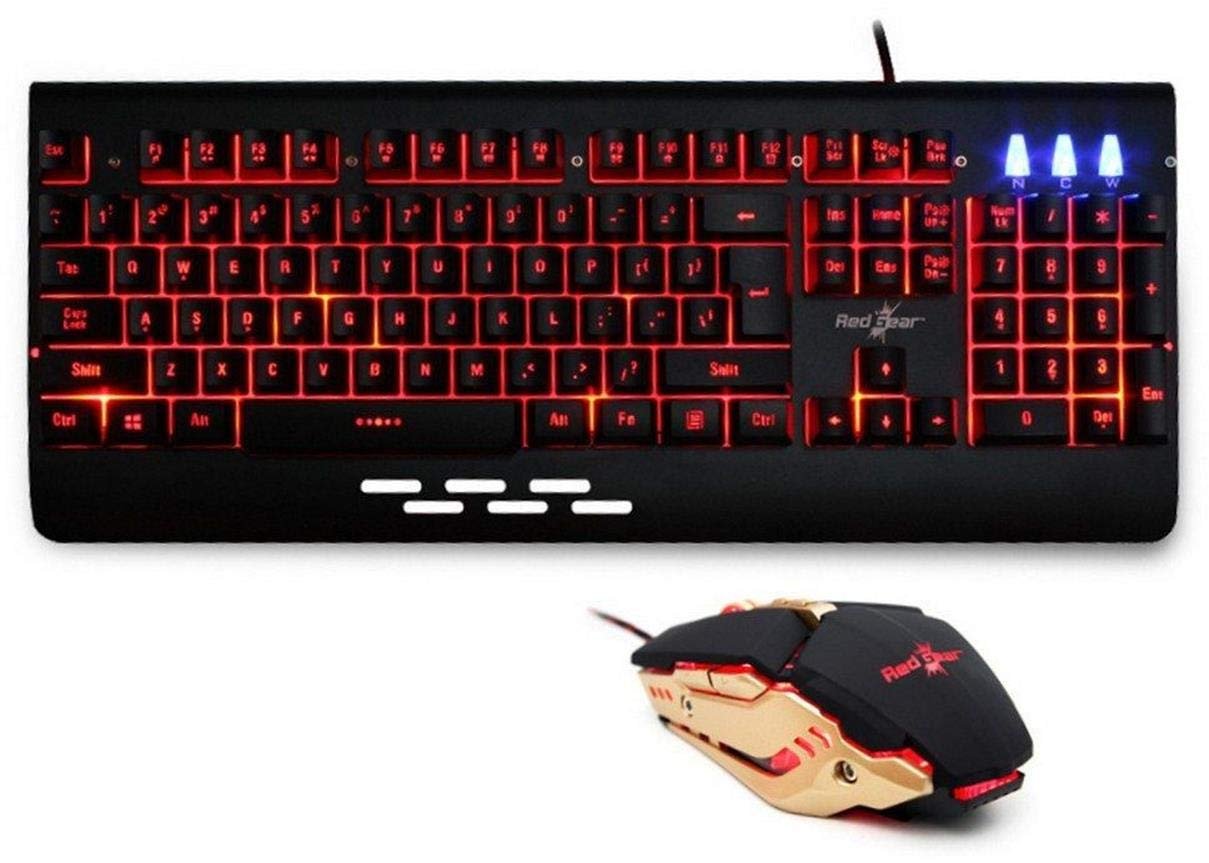 Redgear Manta MT21 Gaming Keyboard and Gaming Mouse Combo (Black)