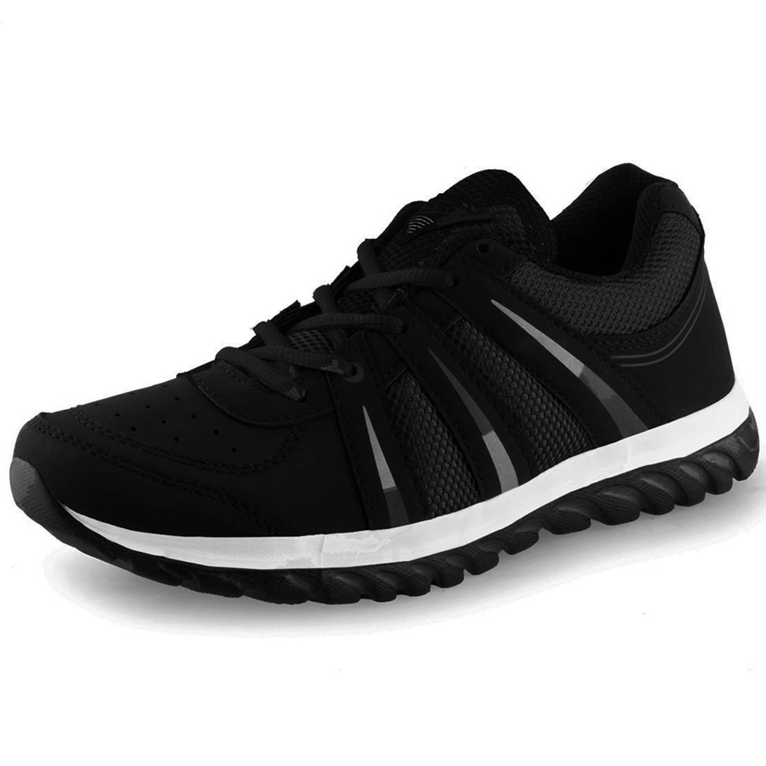 Lancer Black Running Shoes – 9 UK (43 EU) (INDUS)
