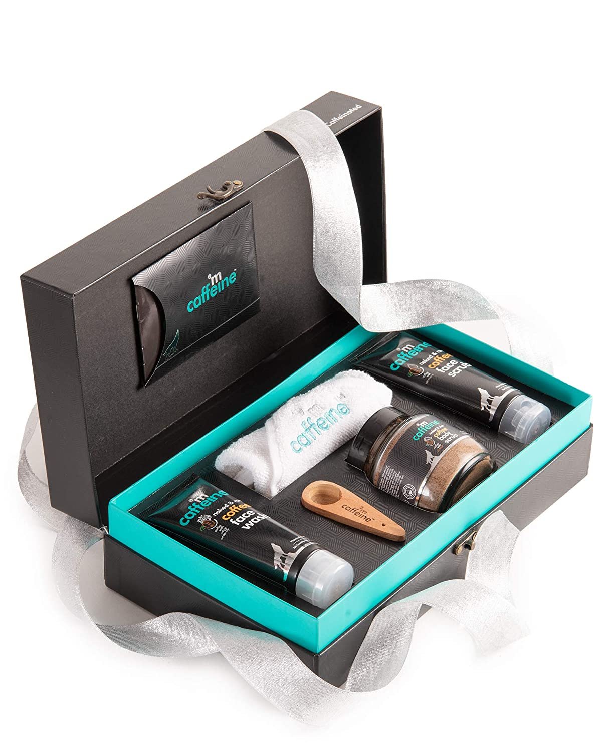 mCaffeine Coffee Moment Skin Care Gift Kit| Pure Arabica Coffee | Tan Removal | Oily/Normal Skin | Paraben & SLS Free