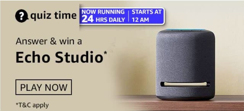 Amazon Quiz Answers Today-23rd Feb