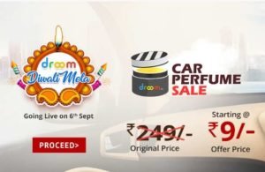 Droom Flash Sale – Get Car Perfume In Just Rs.9