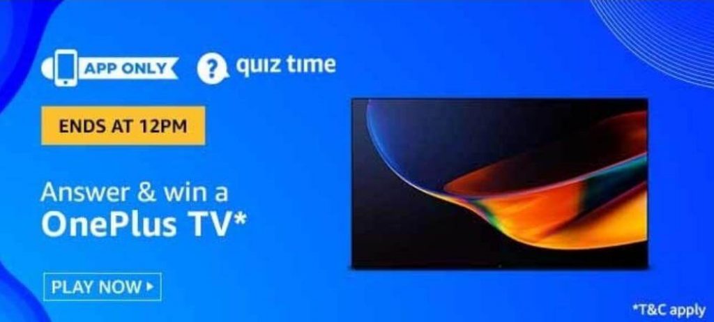 Amazon Quiz Answers Today 21st Feb