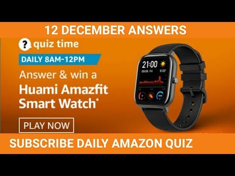 Amazon Quiz Answers Today 20th Feb