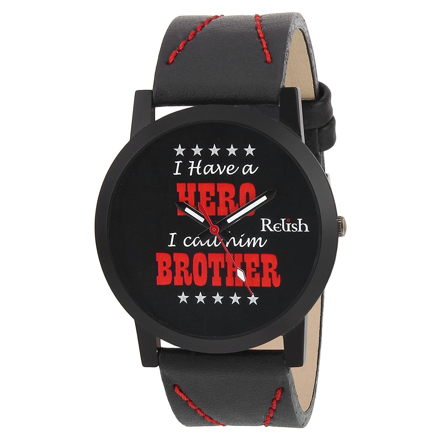 Relish Analogue Men’s Watch ( Multicolored Dial Black Colored Strap )